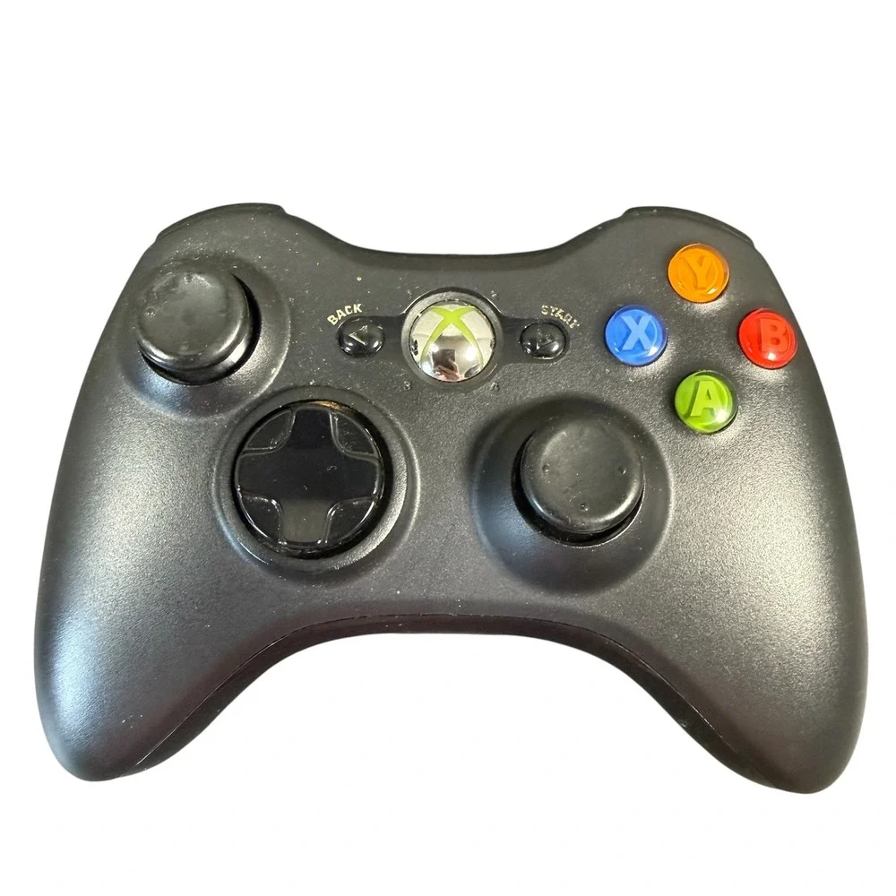 Microsoft Xbox 360 Wireless Controller Black Matte‎ OEM Tested Model 1403